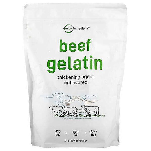 Micro Ingredients, Beef Gelatin Powder, Unflavored, 2 lb (907 g)