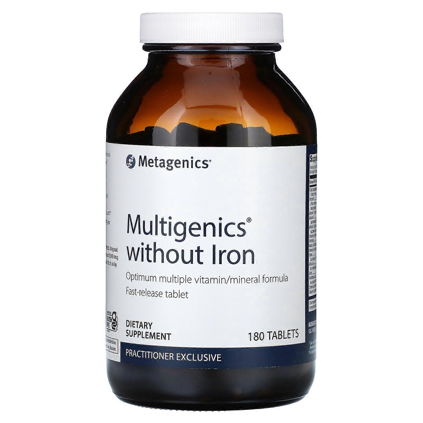 Multigenics without Iron, 180 Tablets