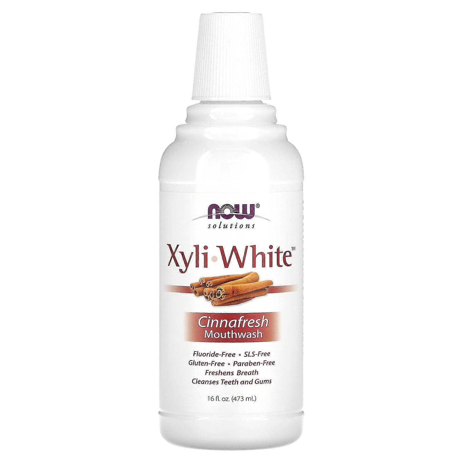 Solutions, XyliWhite Mouthwash, Cinnafresh, 16 fl oz (473 ml)