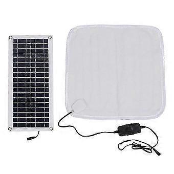 Solar-Powered Electric Heating Pad 12V 50W Ideal for Cold Winter Days