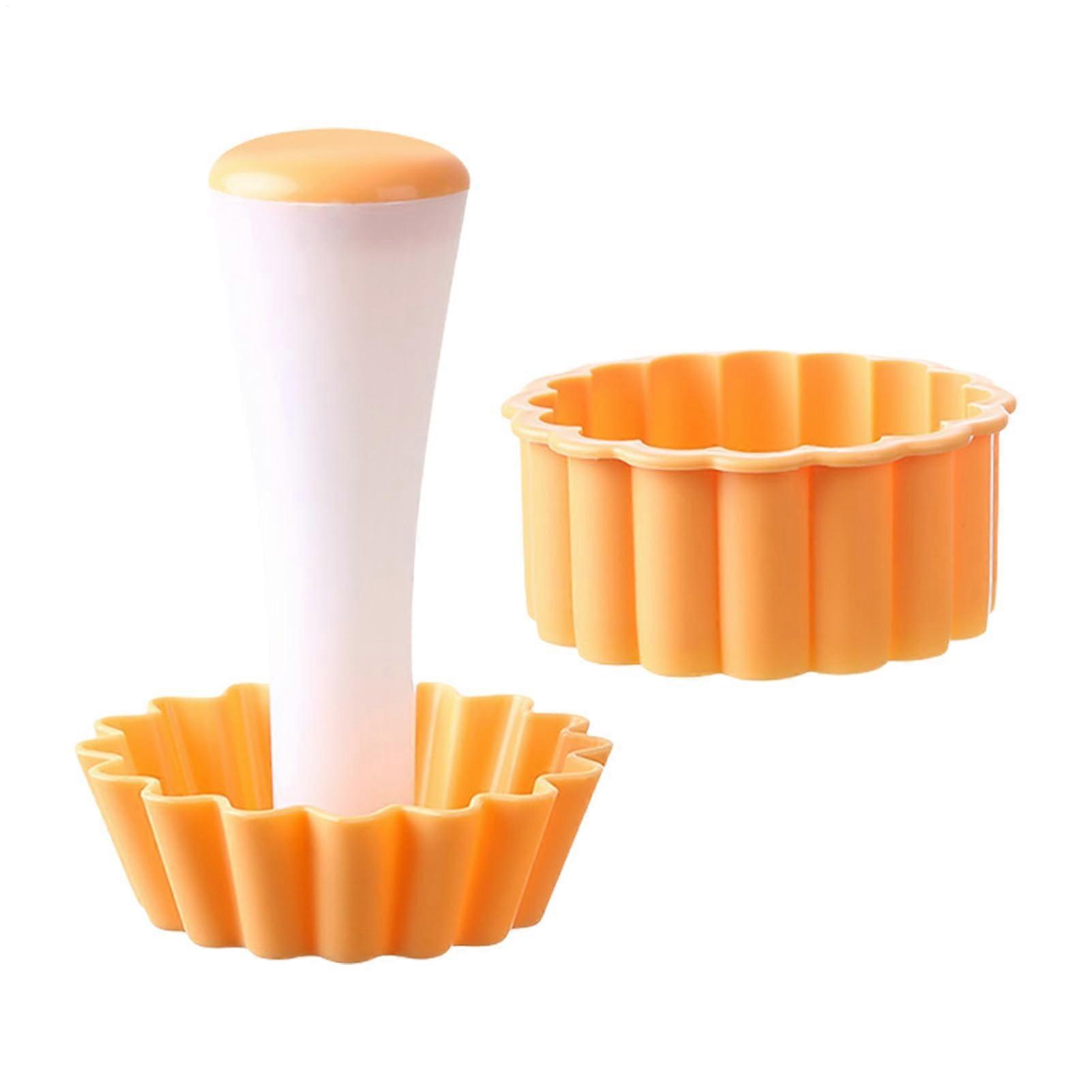 Cake Dough Press Mould Set for Tarts and Pastries, Reusable Baking Tool for Home Kitchens