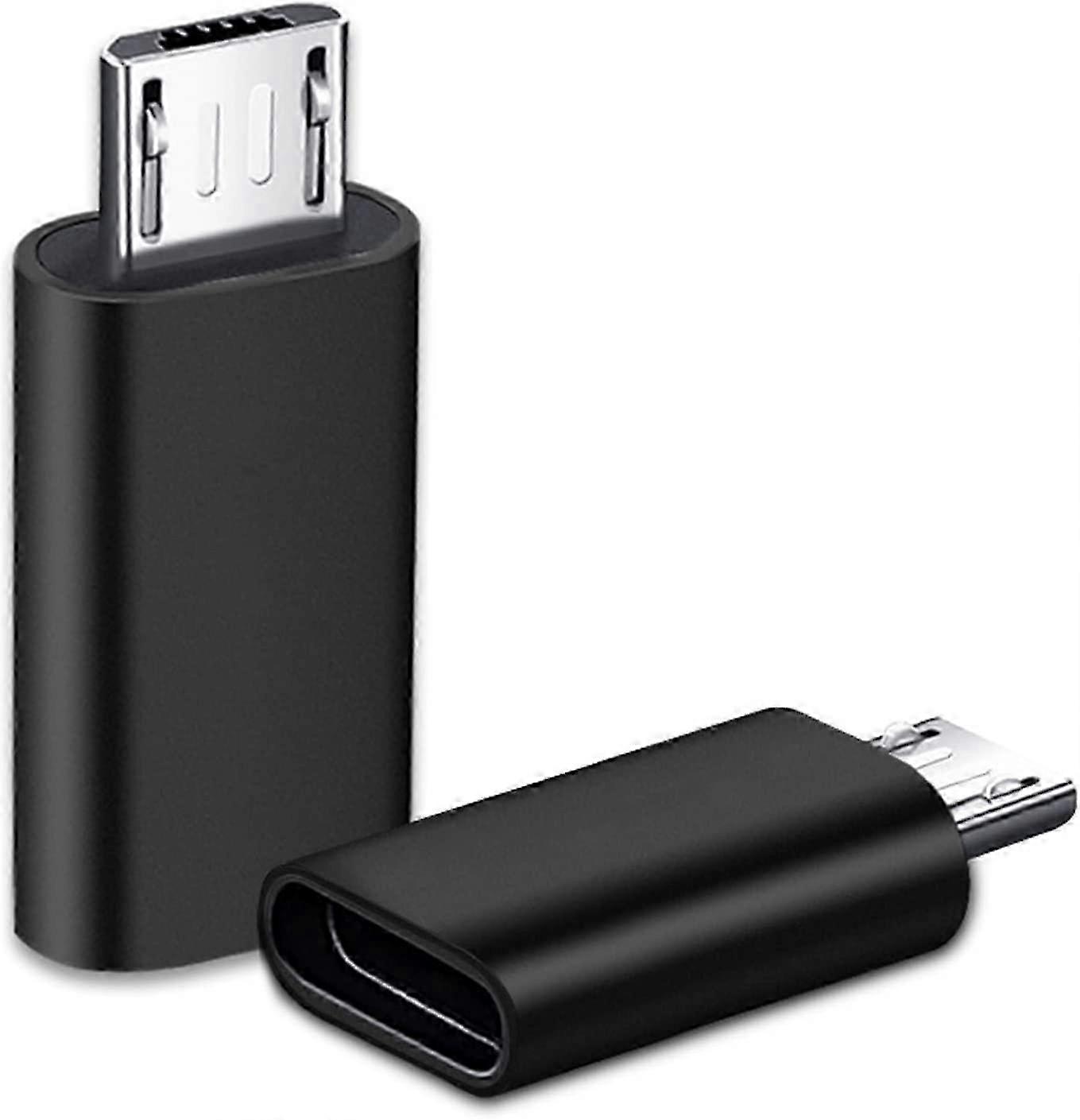25-26 Parts USB C Adapter, Micro USB to USB C Adapter, USB C to Micro USB Connector Adapter, Type C Female Micro USB Male Connector Adapter 