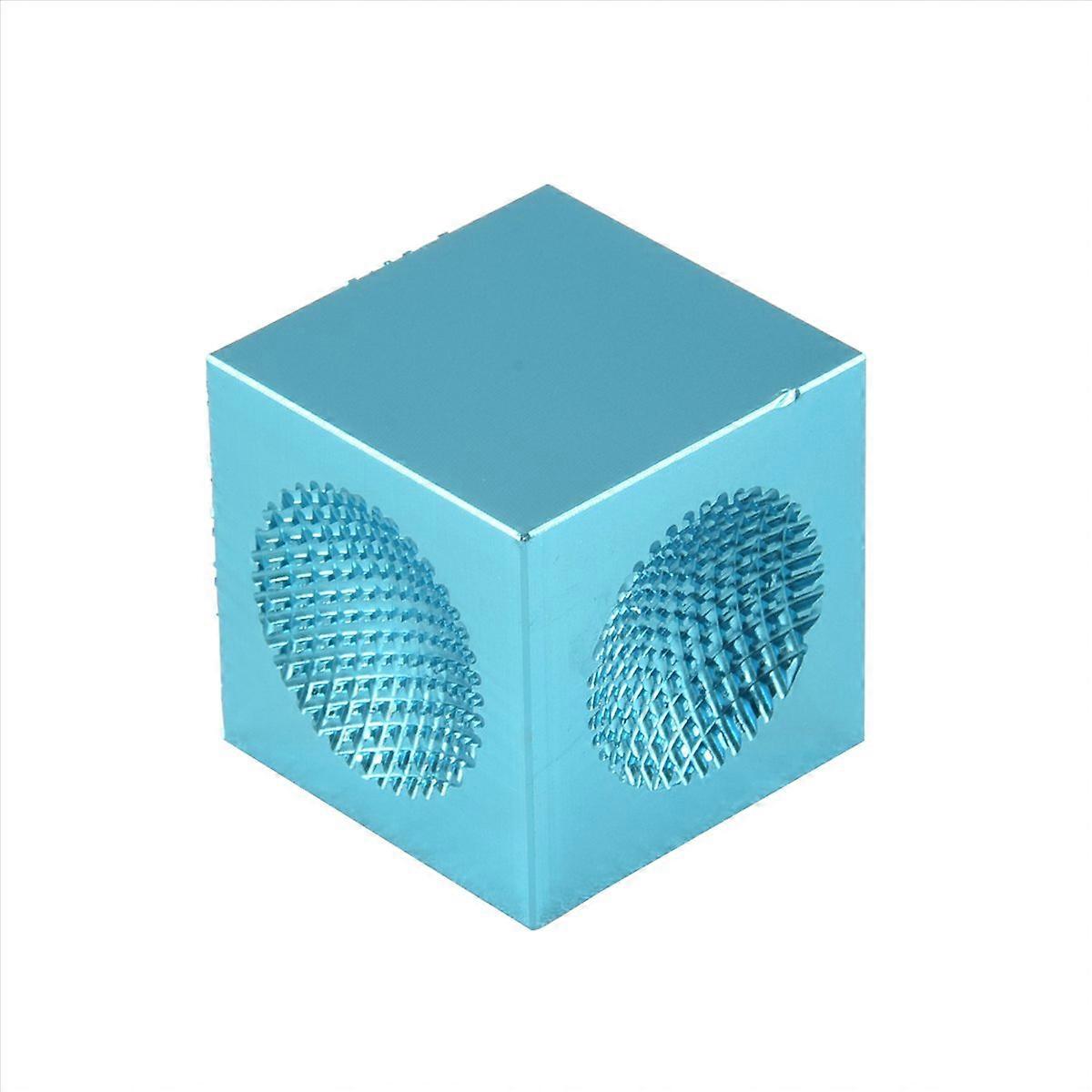 Outil de pointe de queue de billard carré, affûteur de pointe de club, bleu