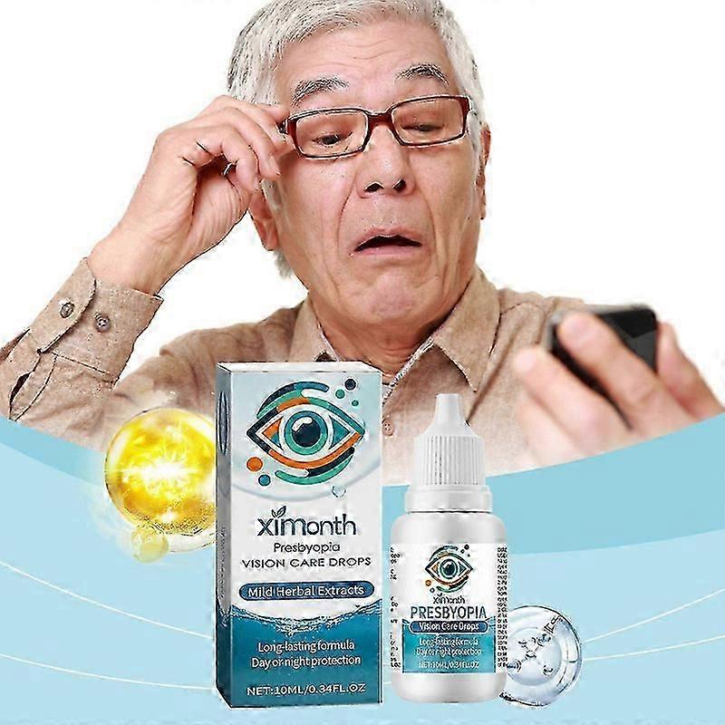 Gouttes pour la vue contre la presbytie, élimination, amélioration de la vue, guérison de la cataracte, soulagement de la douleur oculaire, vision floue, fatigue oculaire