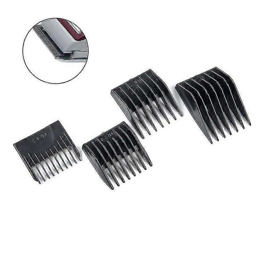 Barber Hair Clipper Limit Comb Replacement Guide Comb 4pcs For Moser 1400 Series