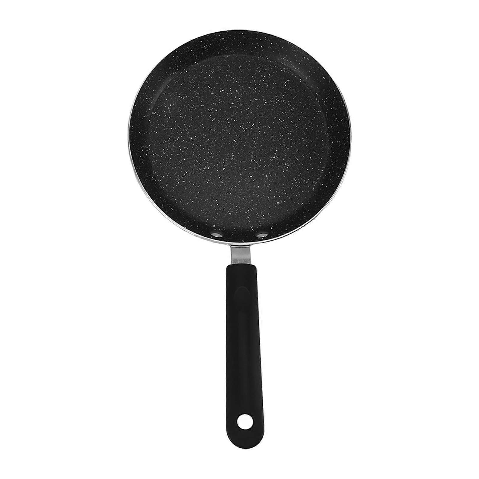 Nonstick Crepe Pancake Pan 8Inch Aluminum Griddle, Portable Pancake Maker, Low Smoke Cooking, Gas Stove Compatible