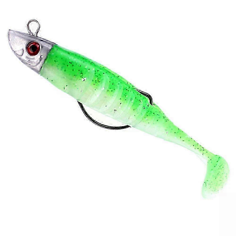 T-tail Fish Bionic Bait: Flexible Rubber Soft Tail with Sharp Back Hook, No Barbs, Soft Rubber Material, 25-26s Luya Bait for Fishing Enthusiasts