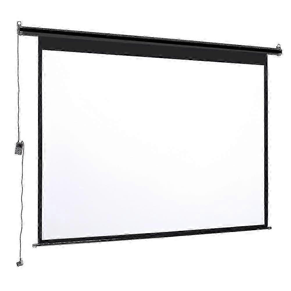 25-26 2024 Electric Motorized Projector Screen Projection with Remote Control