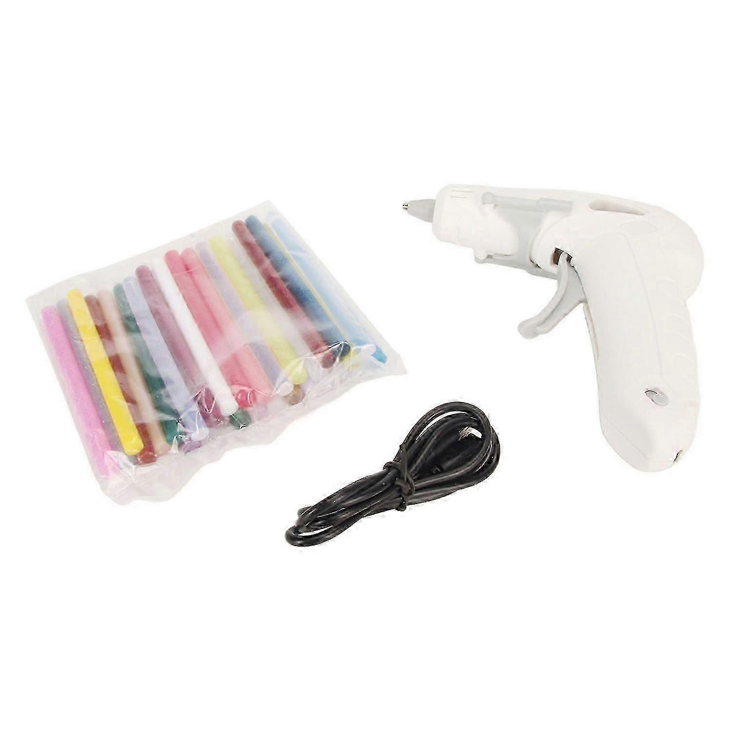 2025 Latest Model 10W Hot Melt Glue Machine with 30 Glue Sticks Foldable