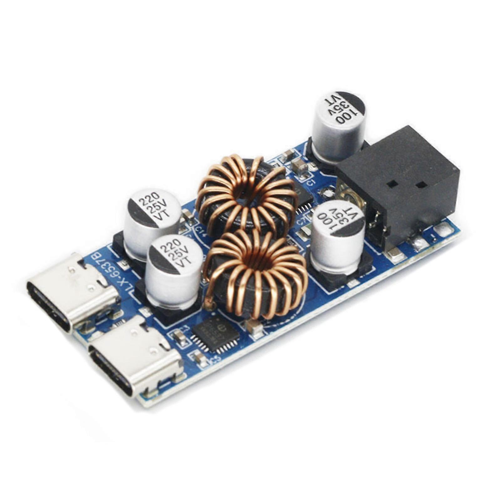 Intelligent 30W Power Delivery Board Universal Device Compatibility Voltages Conversion Enhances Thermal Performances Multicolor
