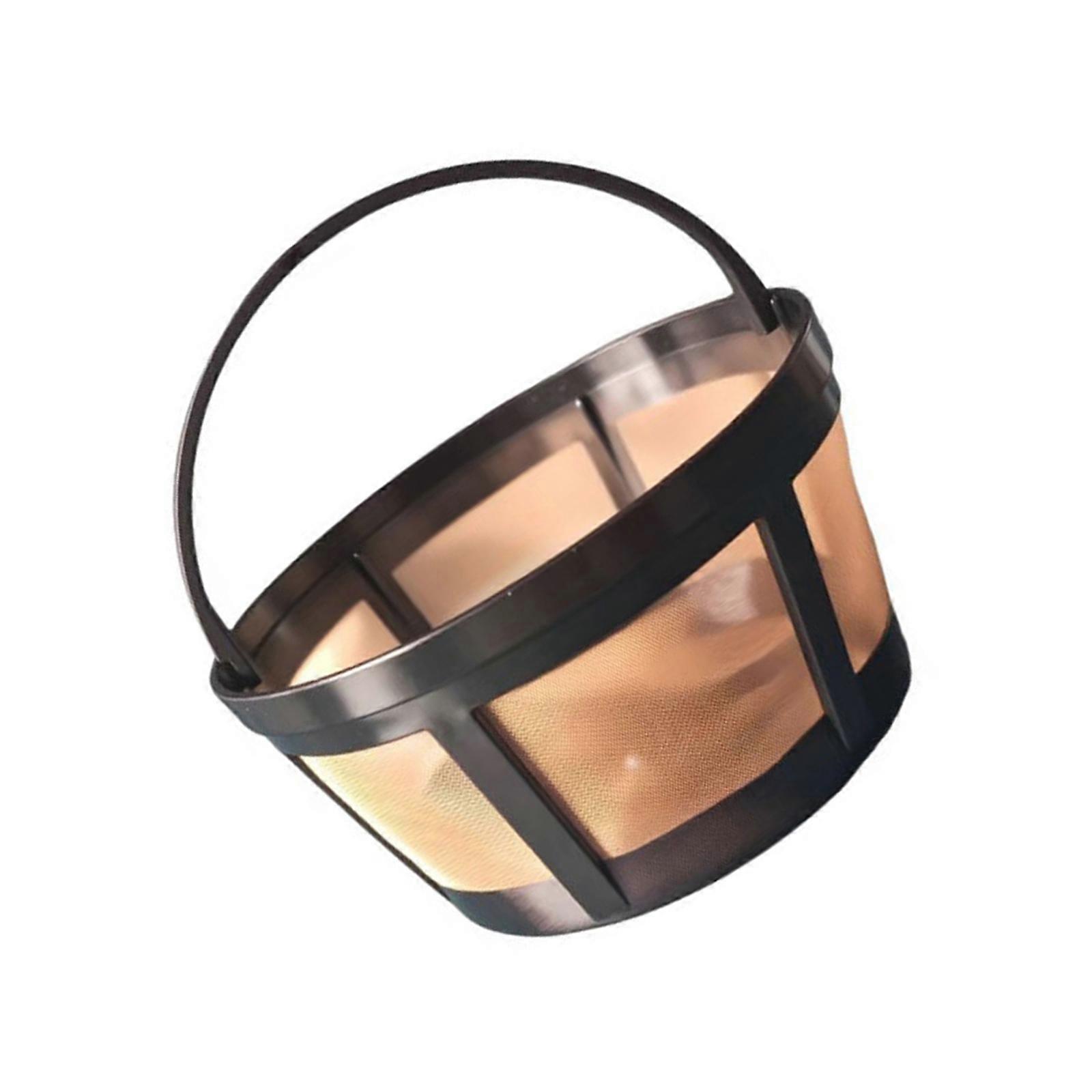 Universal Round Coffee Machine Filter 10 12 Cup Capacity User friendly Plastic Nonrust Steel Design Quick Brews Solution Multicolor