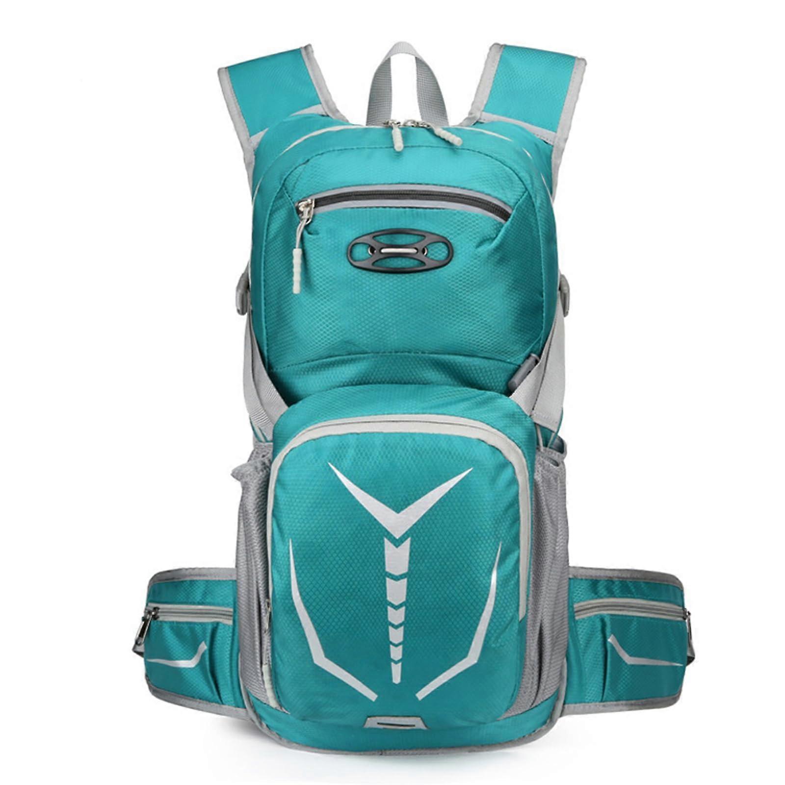 Large Capacity MultiFunction Cycling Backpack Unisex Waterproof TearResistant Adjustable Camping Hiking Light Green