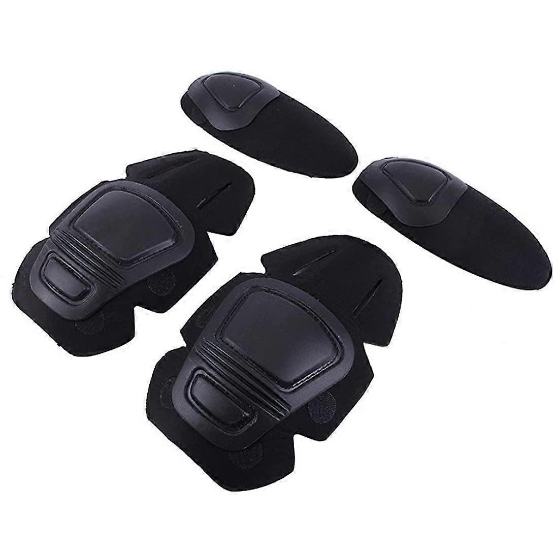 Elbow Pads, Knee And Elbow Protector Pad For Paintball Combat Uniform  2 Knee Pads And 2 Elbow Pads Per Set