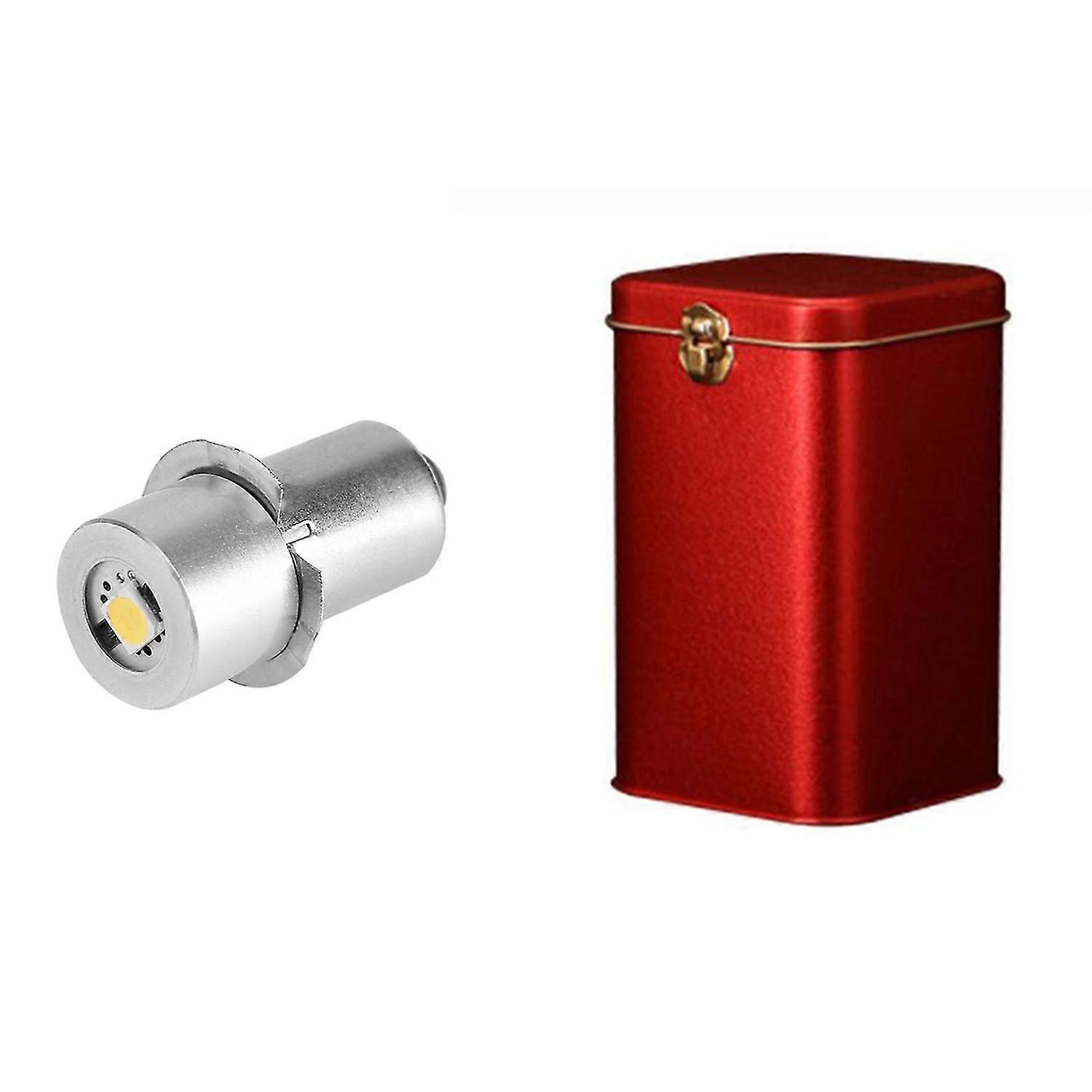 2x 1w P13.5s Led Flashlight Bulb, 100-110lm 2700-7000k Replacement Bulb Torch Lamp Emergency Work L