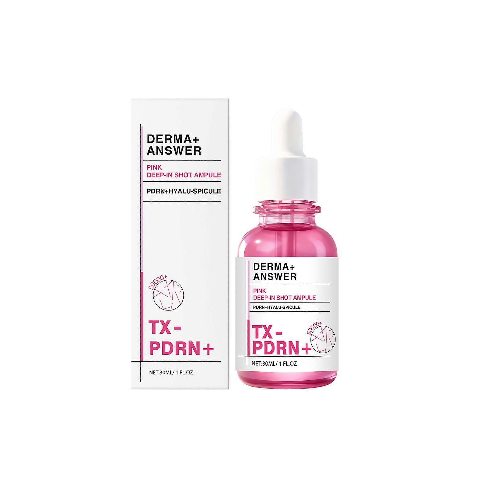 30ML Glass Skin Care Serum – PDRN + Tranexamic Acid, Pink Toning Booster with Niacinamide/Micro-spicules (Women’s Christmas Gift)