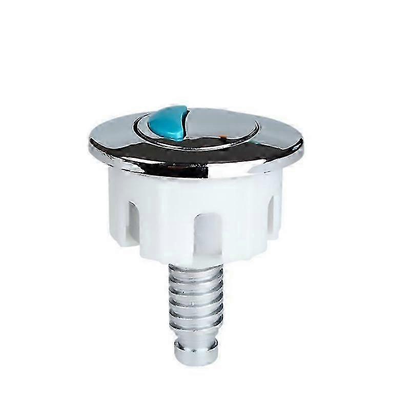 Toilet Push Button Dual Flush Water Saving Chrome For Ideal Cistern Tank Parts