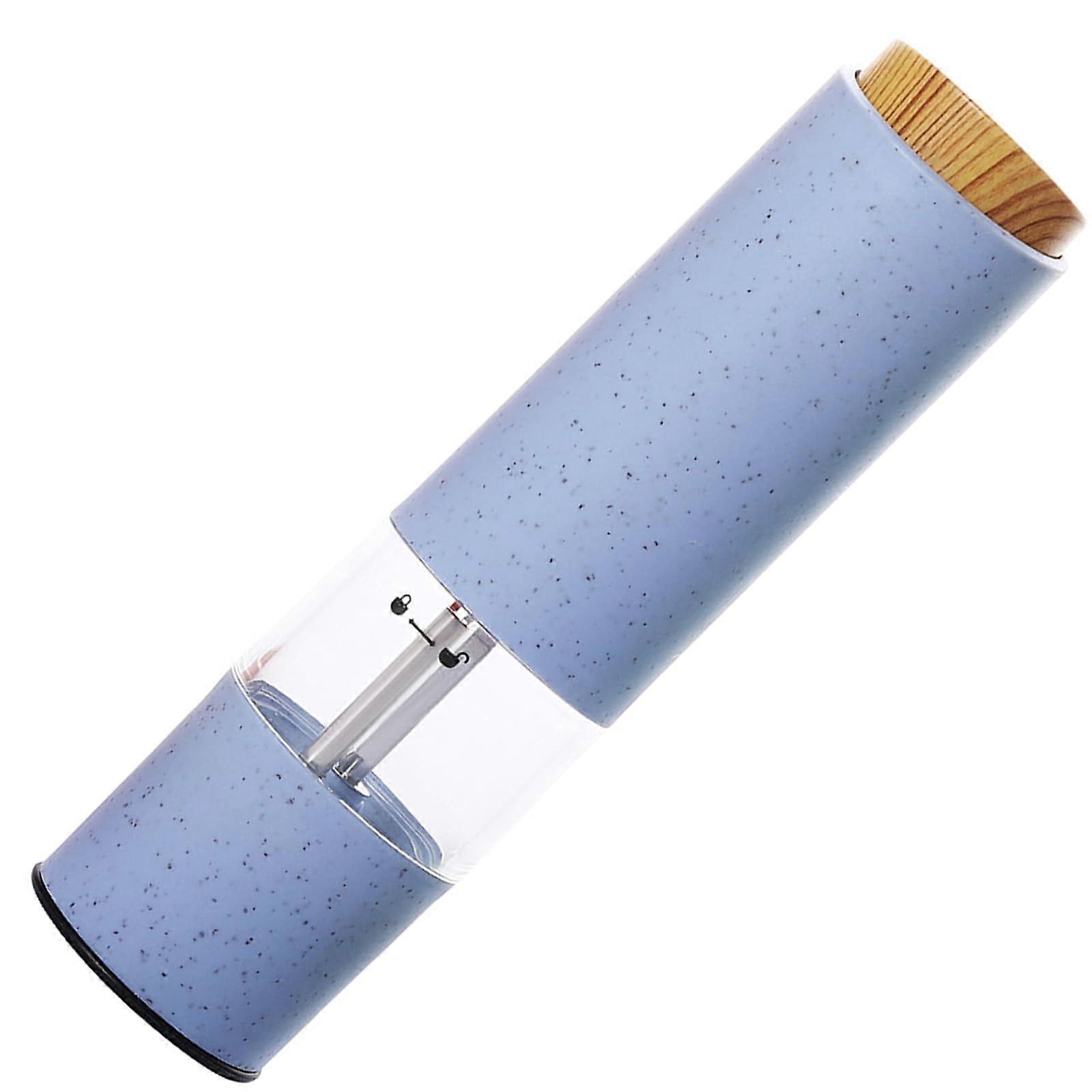 Automatic Peppers And Salt Grinder With Rechargeable Battery Easy Cleaning Design Multiple Color Options Blue