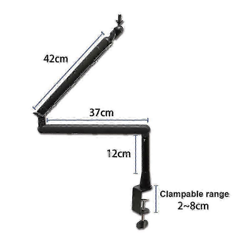 Adjustable Microphone Boom Arm with Desk Mount for Podcast, Streaming, Gaming in European Studios 2025