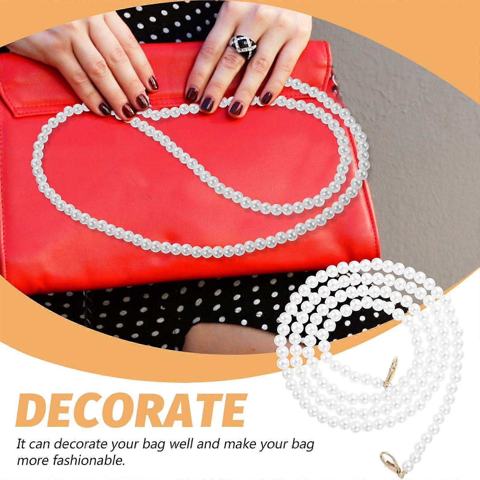 DIY Handbag Pearl Chain DIY Handbag Strap Shoulder Bag Making Strap Replacement