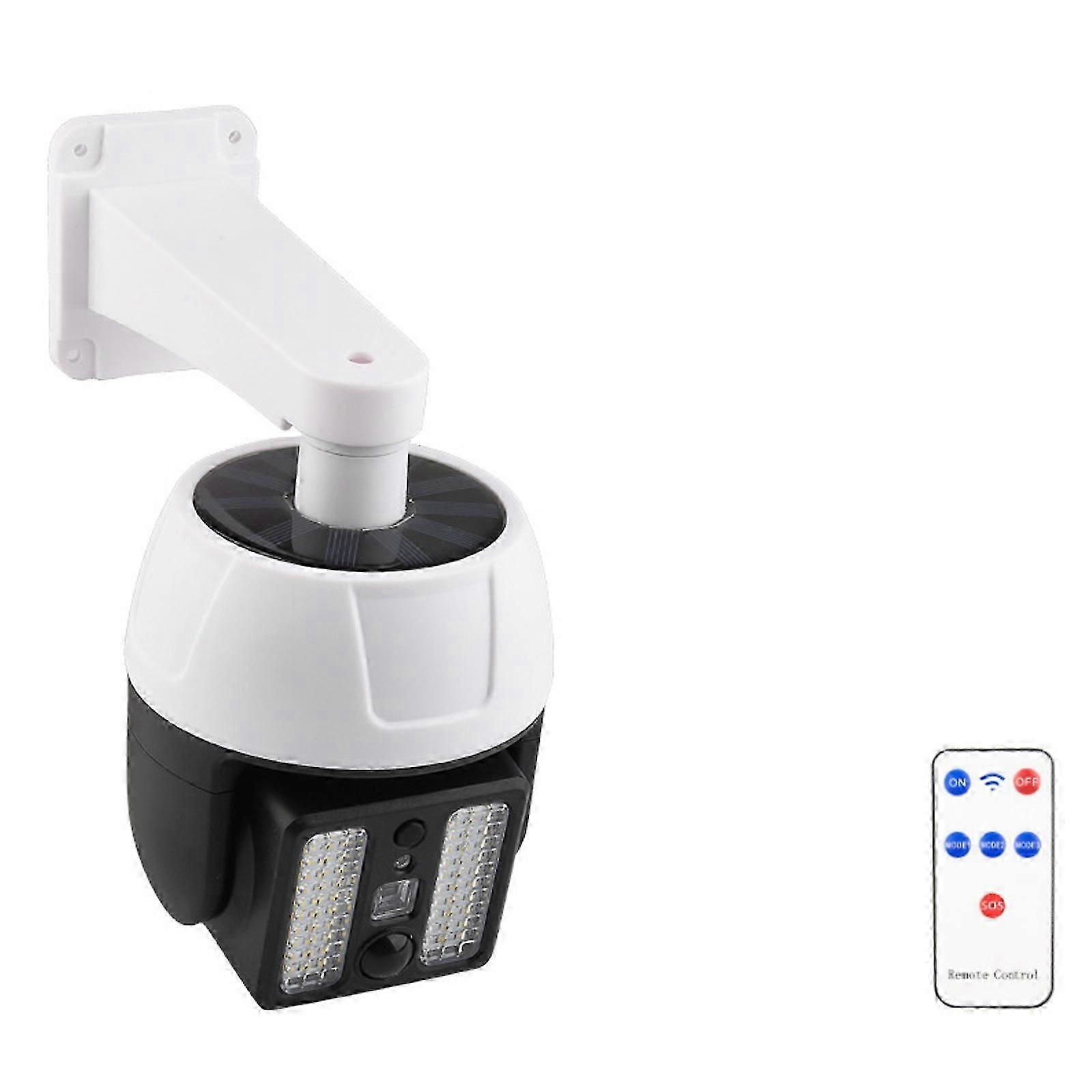 Solar Powered Dummy Dome Security Camera with LED Light