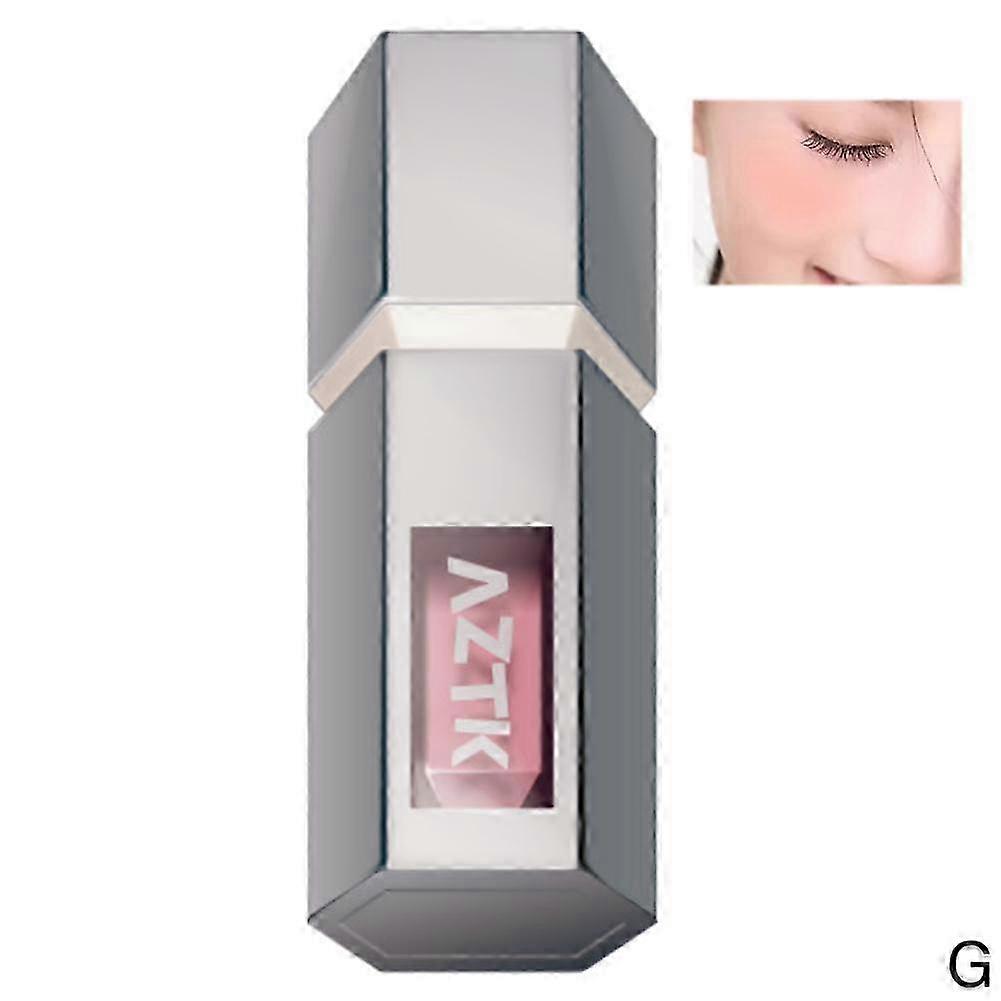 07(G)$aztk Liquid Blush Frozen Color Blush Palette One Palette Multi-purpose Matte Atmosphere Brightens and Enhances Complexion Blush Cream