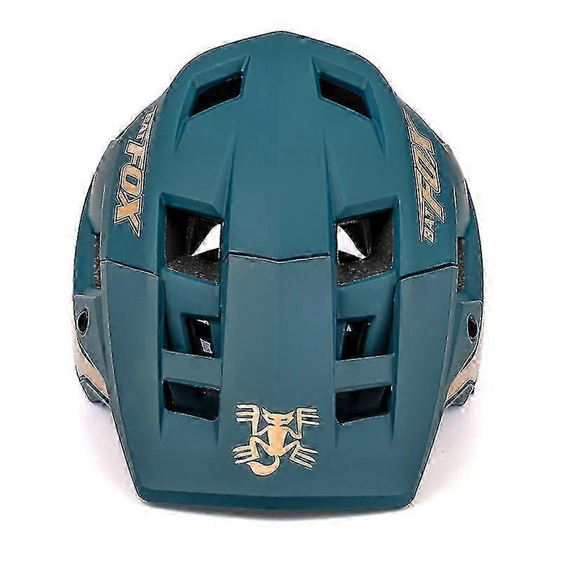 BATFOX 山地自行车头盔 LA303-105 山地自行车运动自行车头盔，适合青少年成人男女，带可拆卸面罩（3 种尺寸，6 种颜色）