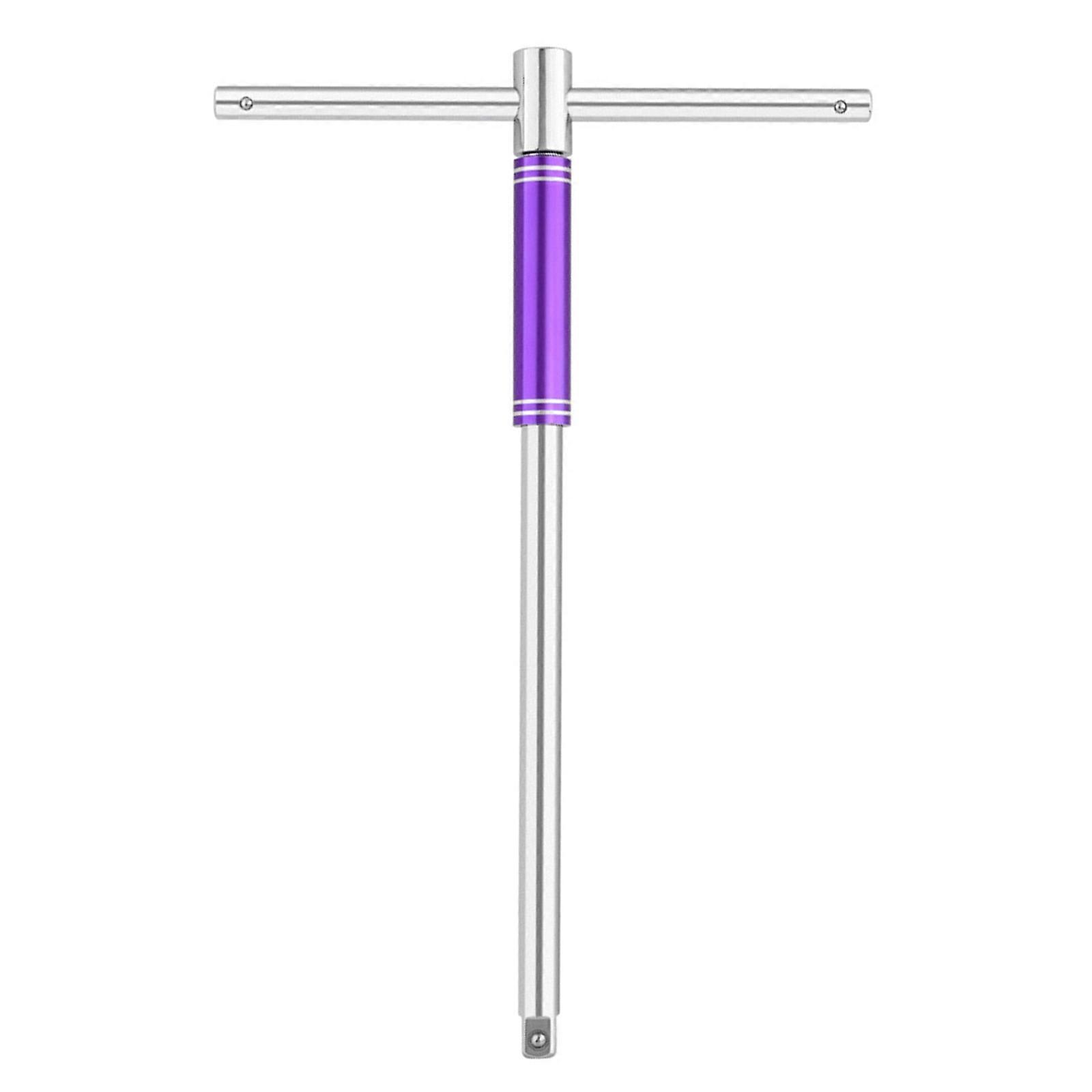 Adjustable Heavy Duty Crossing Wheel Wrench Spanner For 1/2Inch Socket Adapters With Extended Handle And Nonslip Grip Multicolor