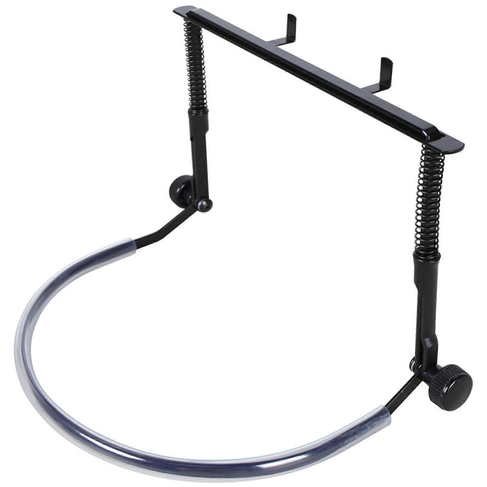 Professional Adjustable Harmonica Holder Ergonomic Neck Frame Comfortable 24 Hole Harmonica Neck Mount Rack Enduring  Black