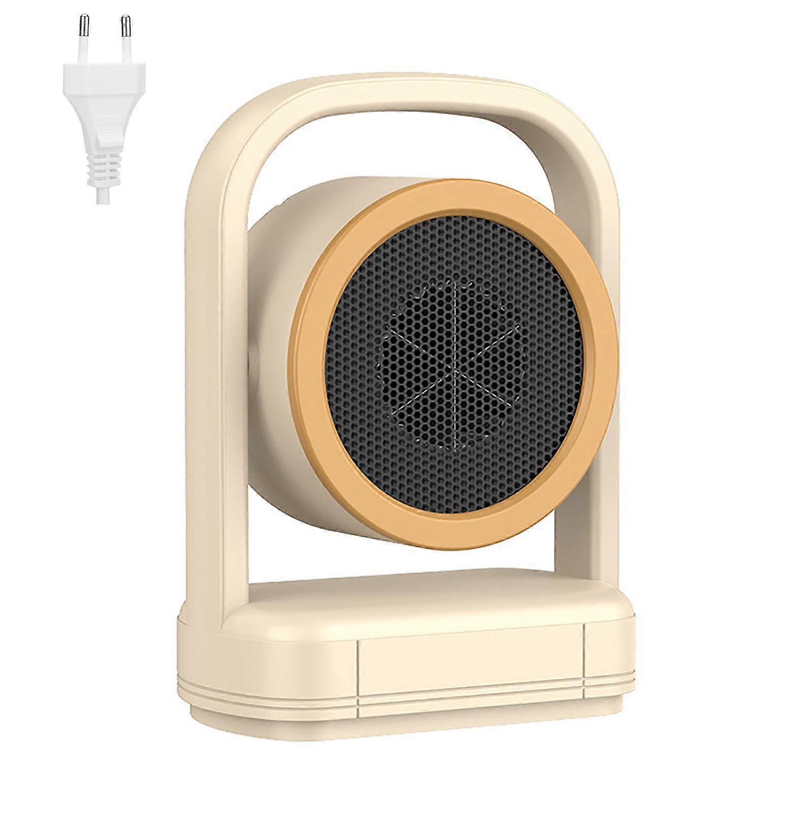 Energy Efficient Small Heaters Quick Heating Device Quiet Table Heaters ABS Texture Suitable for Dorms and Living Room  White