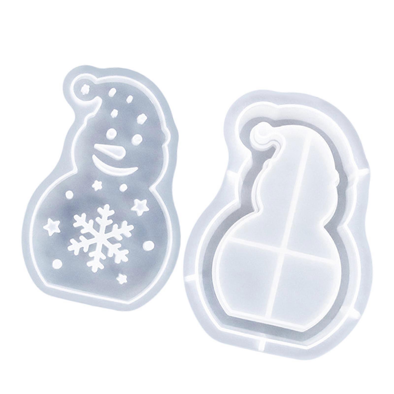 Multiple Purpose Christmas Elastomer Molds for DIY Projects and Seasonal Decorations Multicolor
