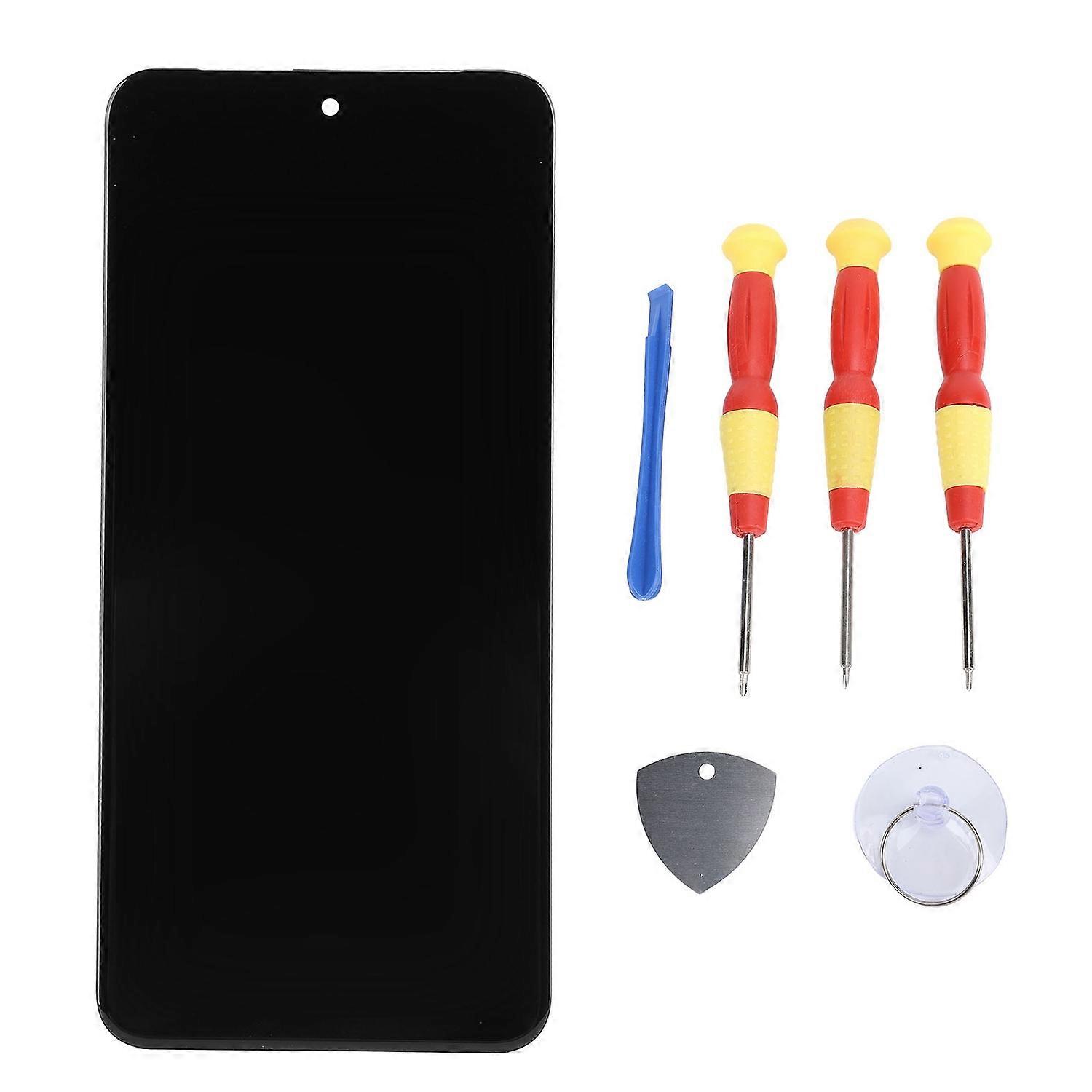 Screen Replacement for Pixel 8 AMOLED Touch Screen Display Digitizer Assembly with Fingerprint Frame