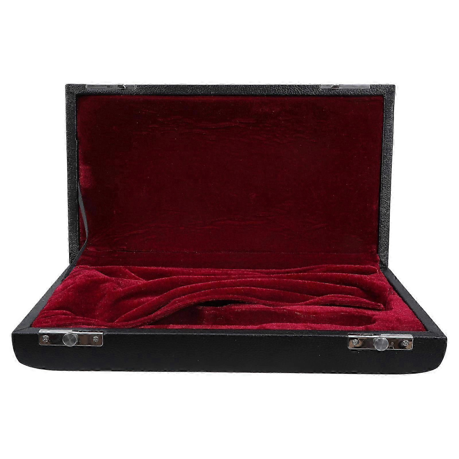 Black Oboe Organizer Oboe Box Oboe Bins Oboe Container Oboe Case Sax Case Saxophone Case Oboe Container Oboe Leather Box