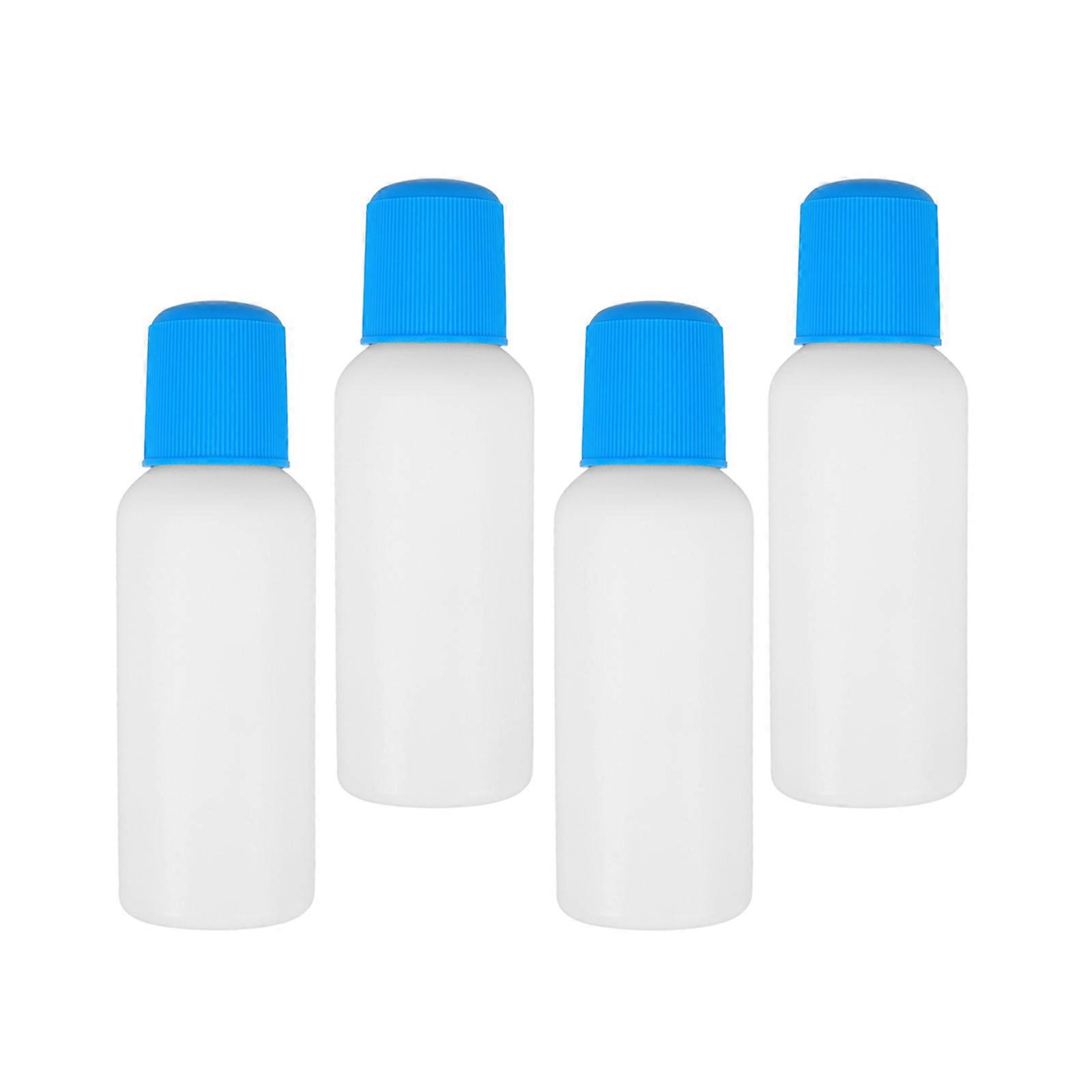 Plastic Sponge Head Applicator Bottles for Liquid Application 4Pcs Pack