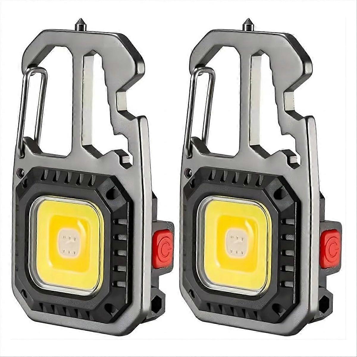 Keychain Working Rechargeable Flashlight, for Camping