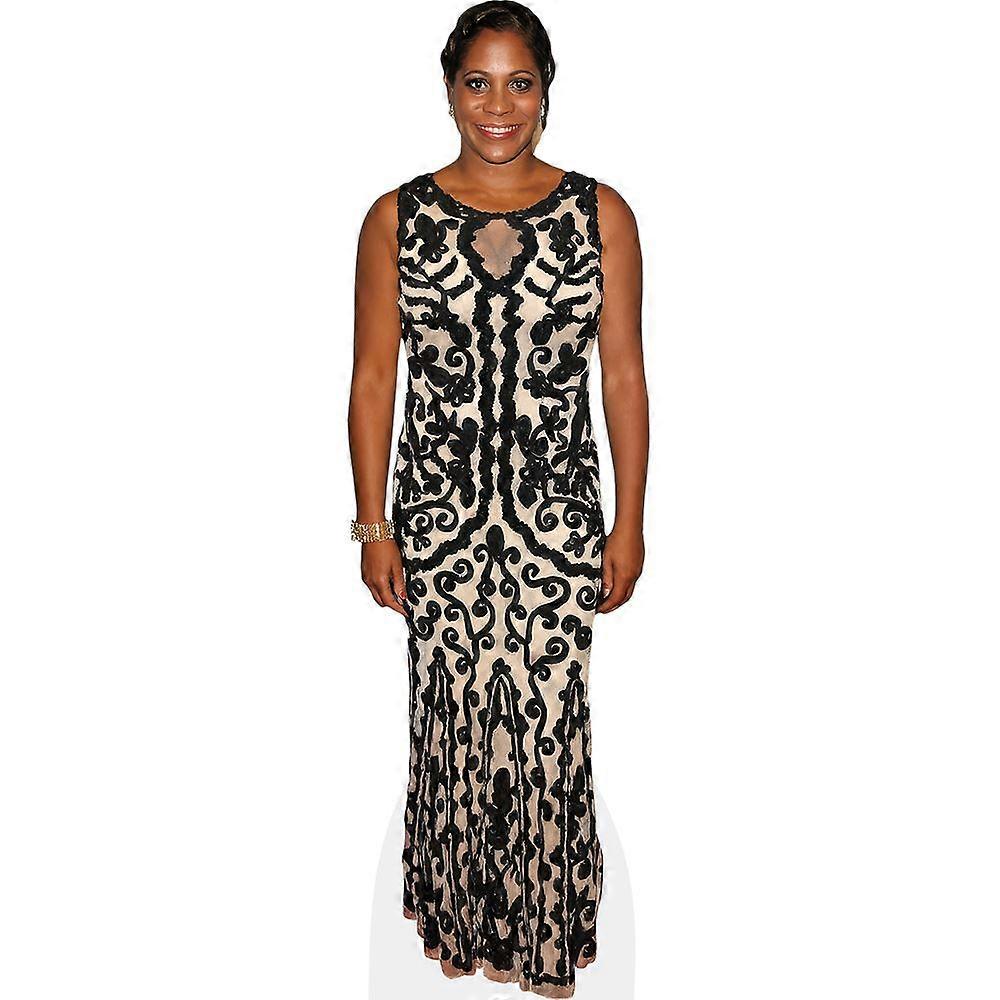Shareena Clanton (Long Dress) Cardboard Cutout (lifesize OR mini size). Standee. Stand Up.