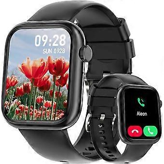 Smartwatch - WEISS CANNON - 1,83 Zoll - Bluetooth-Anrufe - IP67 wasserdicht - über 110 Sportmodi