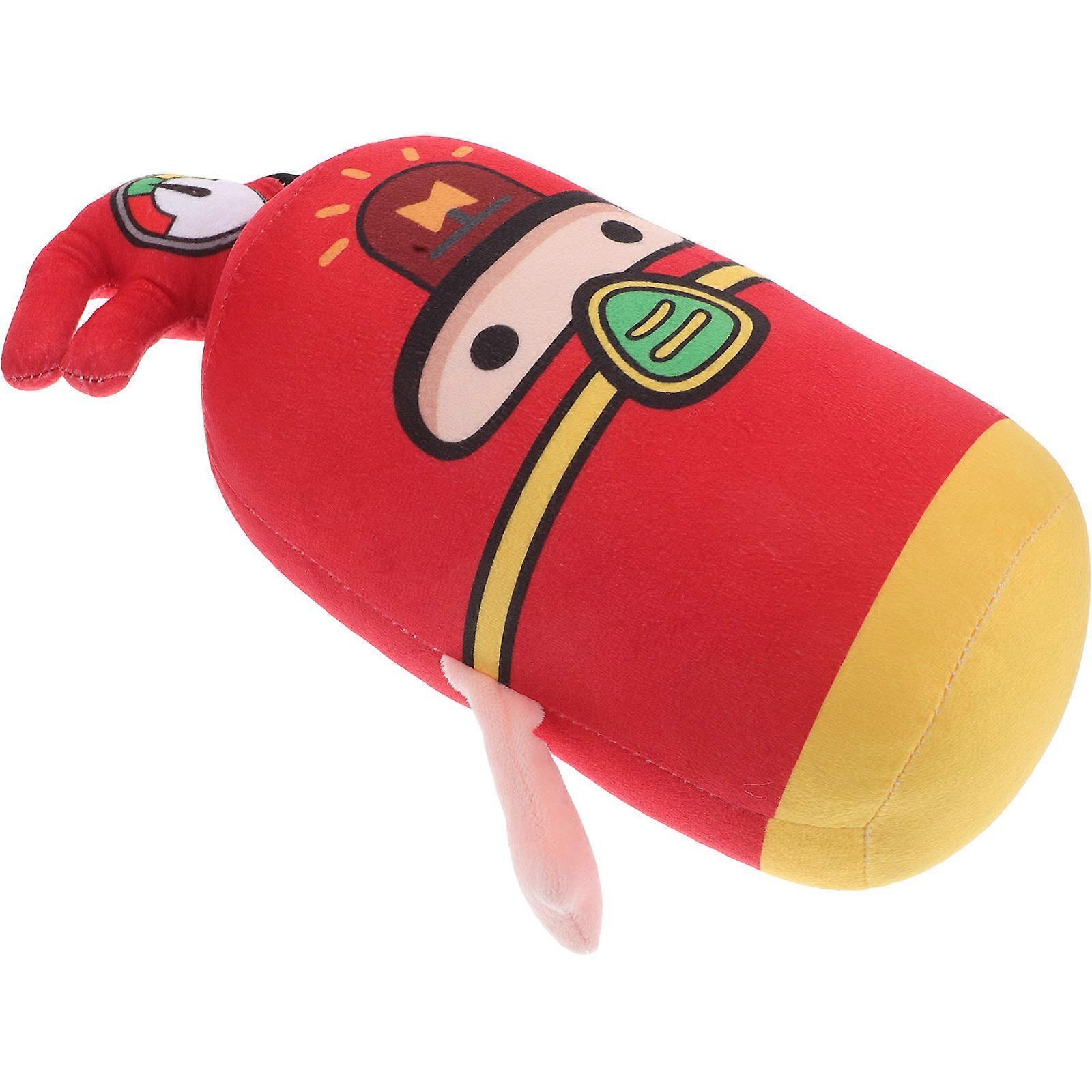Realistic Fire Extinguisher Pillow for Party Favors Plush Toy Soft Hugging Pillow