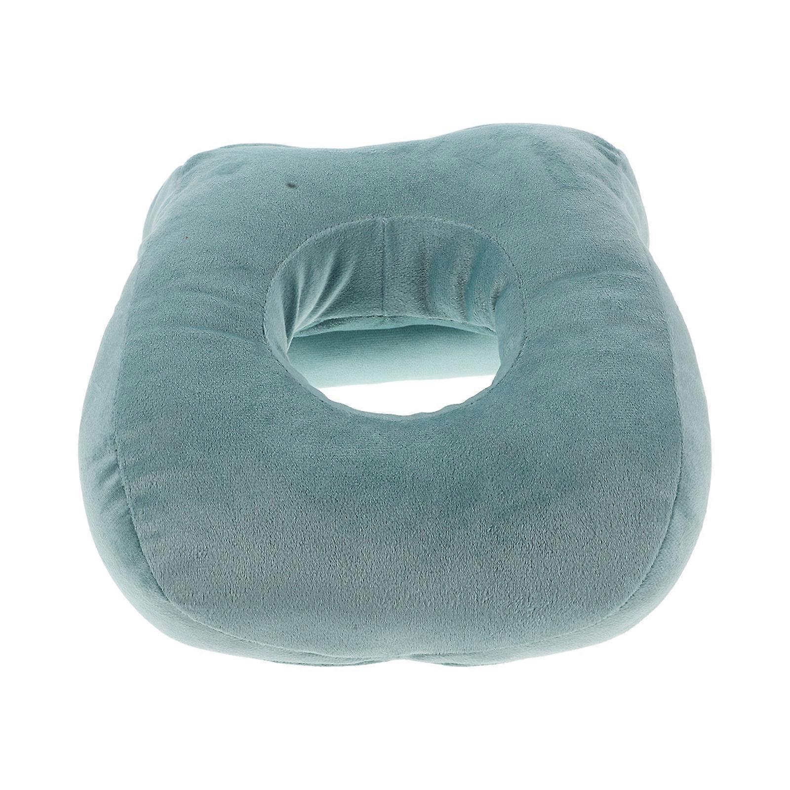 Sky-Blue Soft Memory Foam Nap Pillow for Sleeping Comfortable