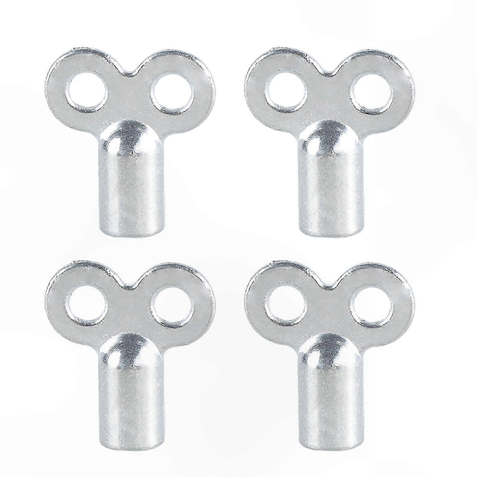 4-Piece Radiator Bleeder Wrench Set with Square Socket for Efficient Venting and Quiet Operation in Narrow Areas