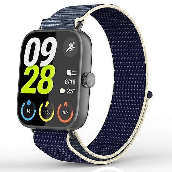 Redmi Watch 5/4 Braided Nylon Strap Blue + White