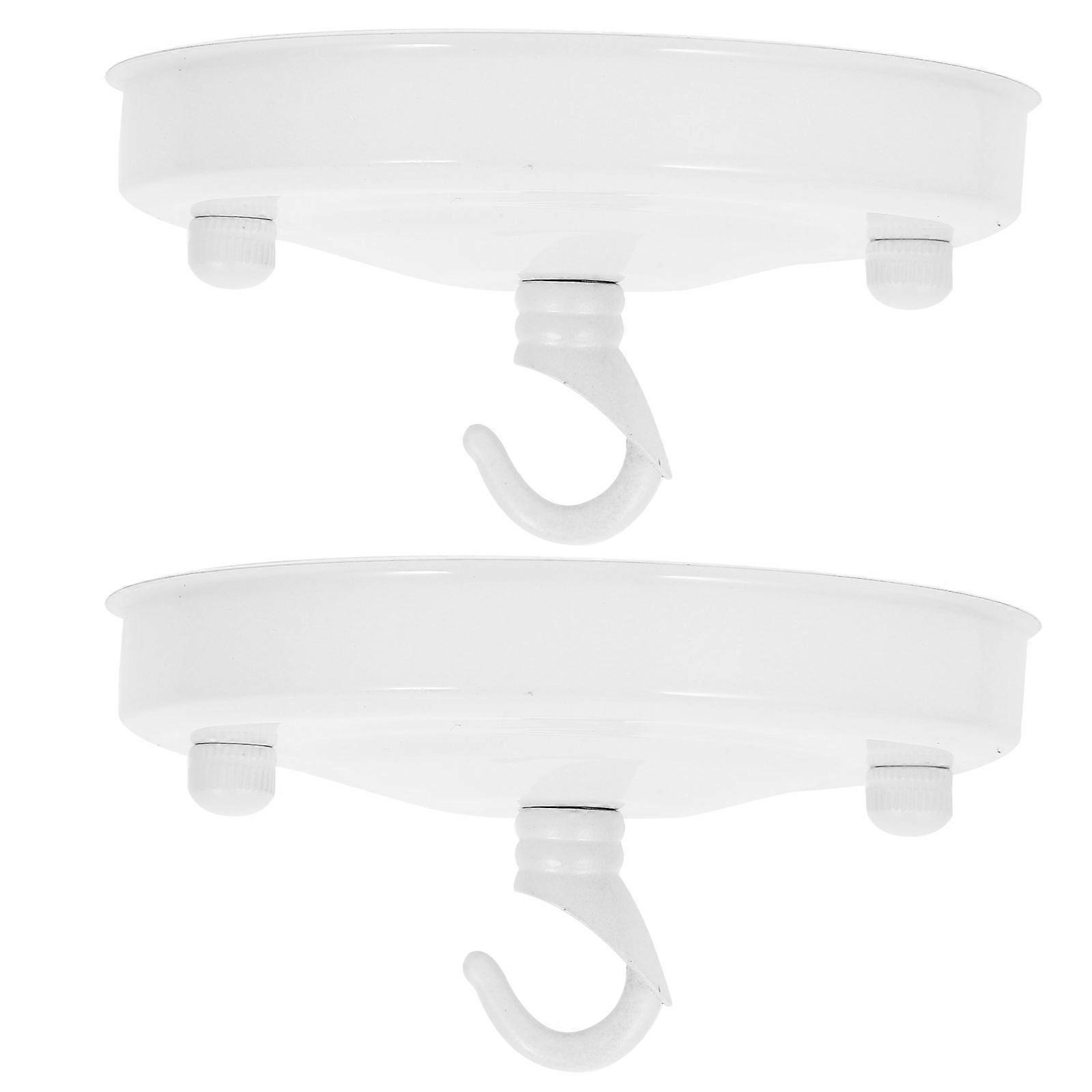 2pcs Ceiling Cover Plate Pendant Light Canopy Chandelier Mounting Plate Base