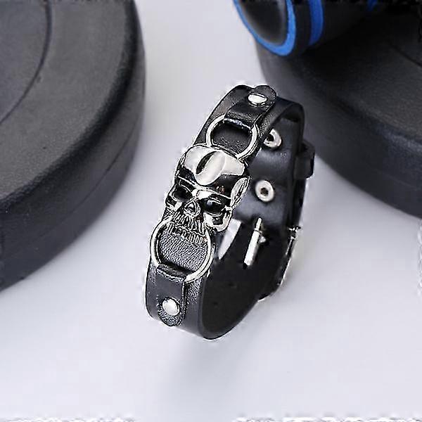 Men's Vintage Leather Bracelet Rope Bangle Adjustable
