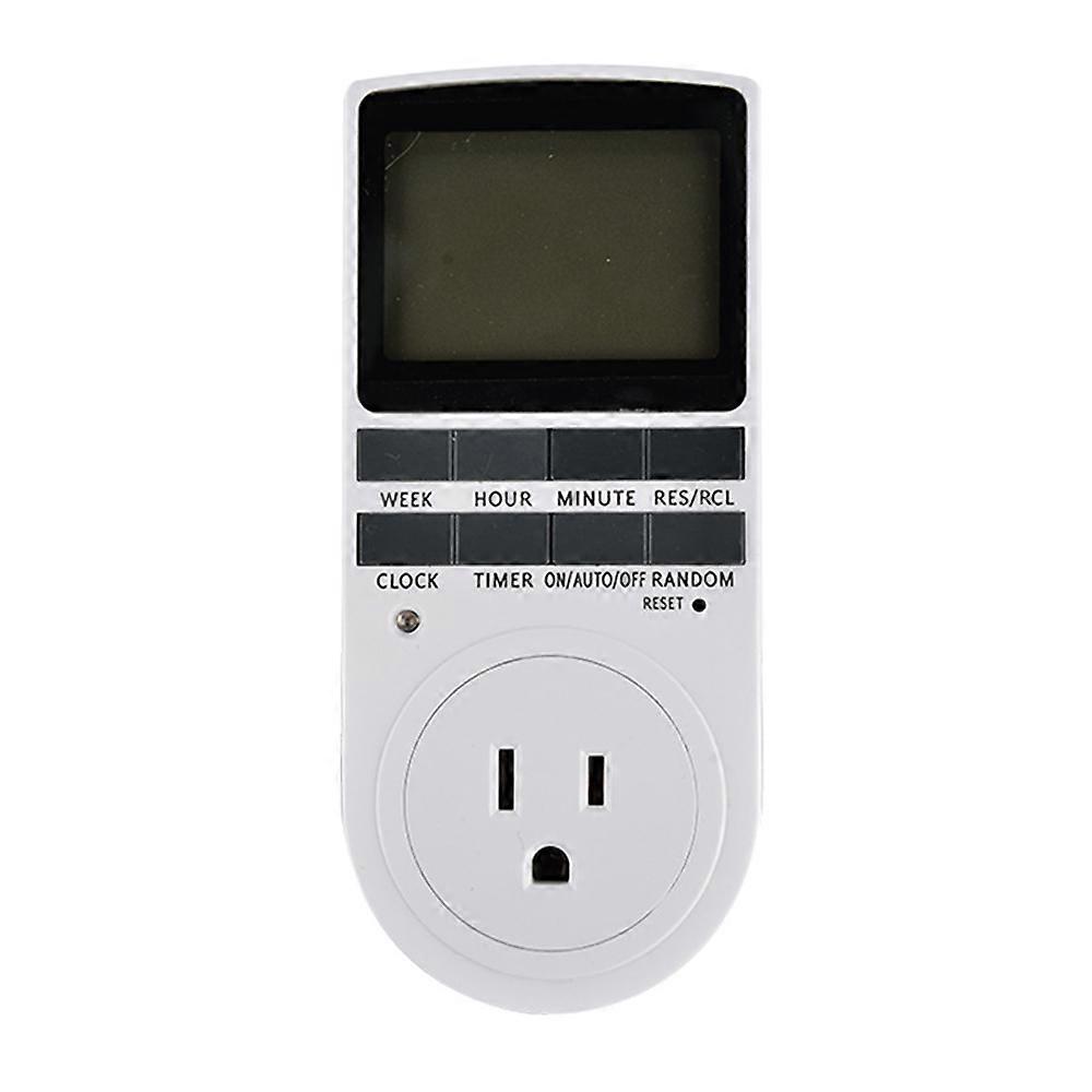 Electronic Digital Timer Switch 24 Hour Cyclic EU UK AU com FR BR Plug Kitchen Timer Outlet Programmable Timing Socket 220V 120V