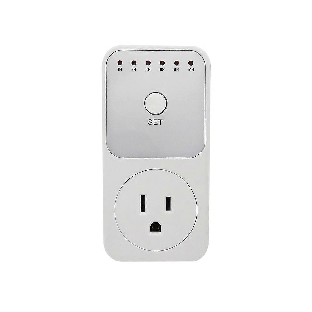 Timer Switch Socket com EU UK AU 10Hr Countdown Plug Intelligent Time Setting Control Socket Electricity Power Metering Socket