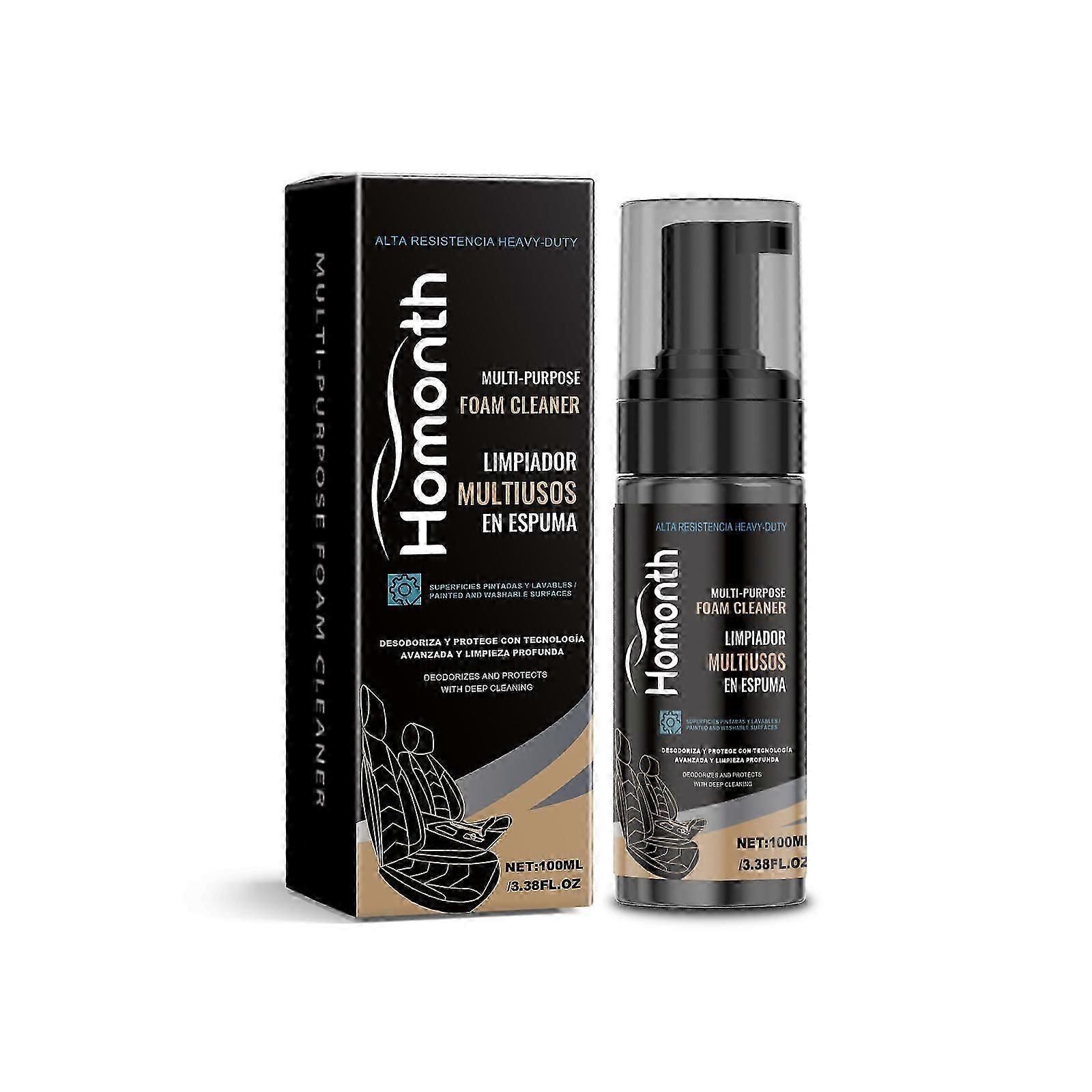 Multi-Functional Foam Cleaner for Auto & Home - Residue-Free, 50ml, Easy & Safe Surface Cleaning