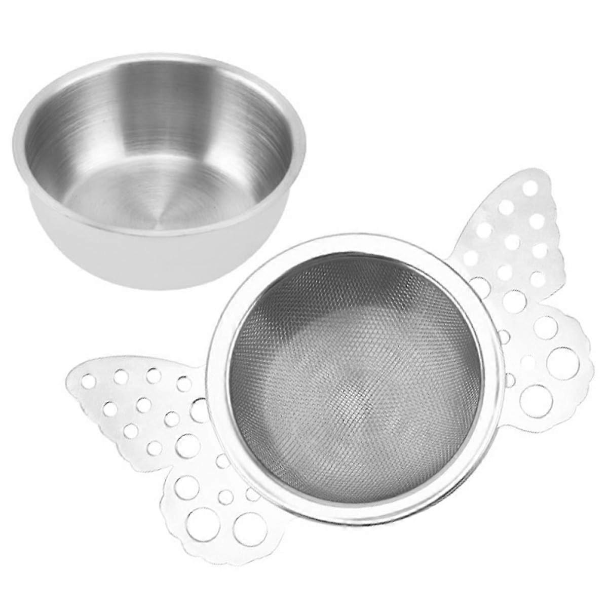 Stainless Steel Fine Mesh Tea Strainer with Handle Reusable Loose Leaf Infuser for Cup and Mug