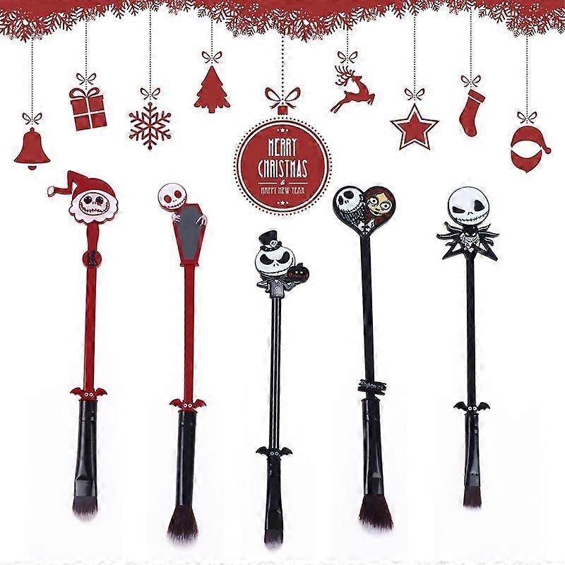 5pcs Nightmare Before Christmas Makeup Brushes Corpse Bride Anime Makeup Brush