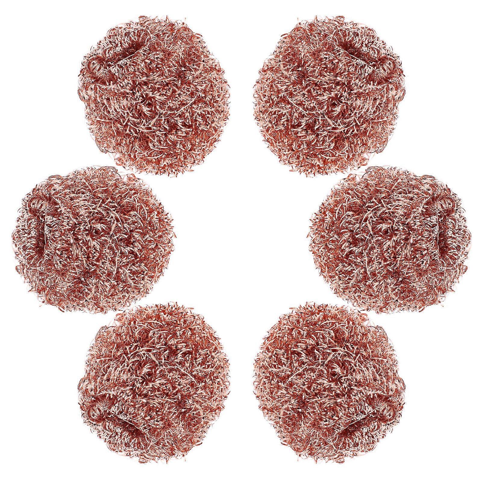 Soldering Tip Cleaner Brass Ball for Efficient Cleaning 6Pcs Brown Set