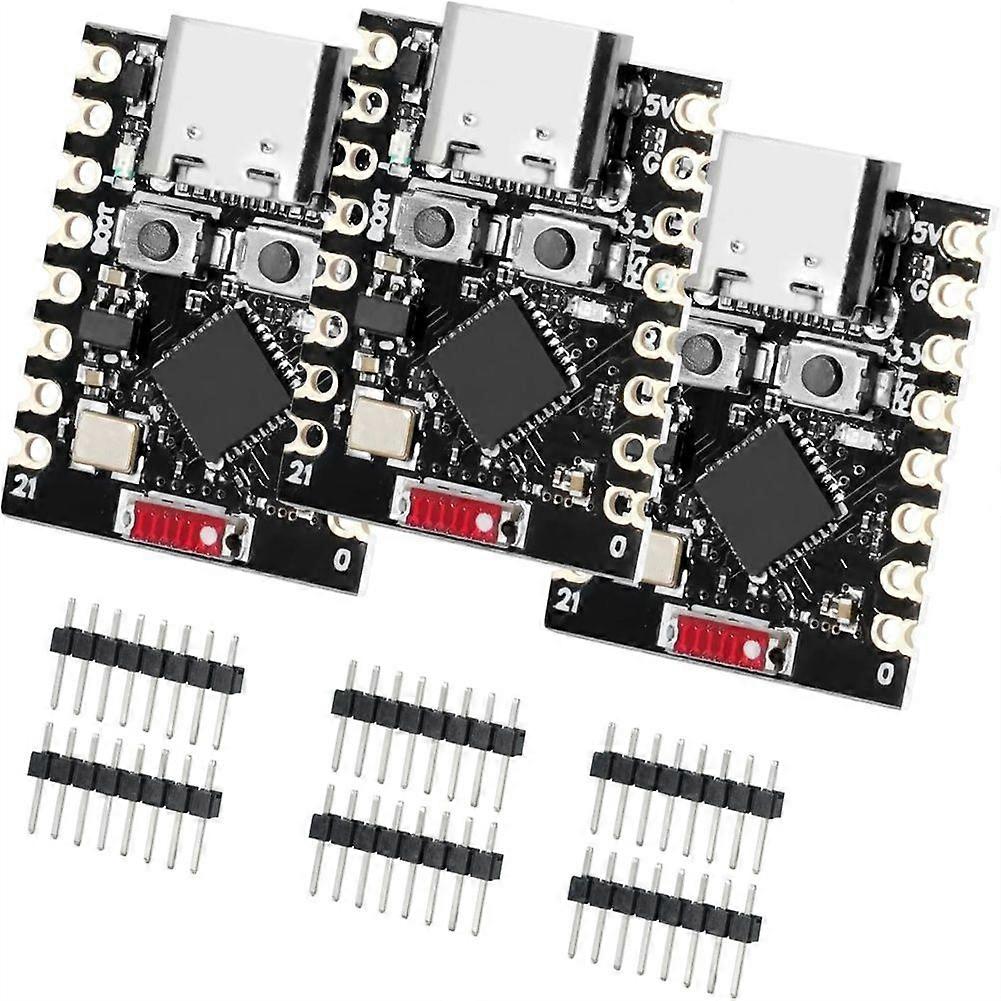 ESP32-C3 Development Board,WiFi and Bluetooth 5.0 ESP32 Development Board with RISC-V 32-Bit Single-Core Processor 3pack
