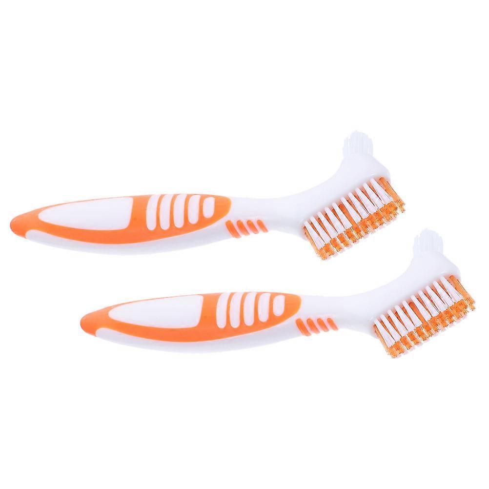 Plastic Turtle Shell Cleaning Brush for Cleaning 2Pcs Multi-Color Double-Head